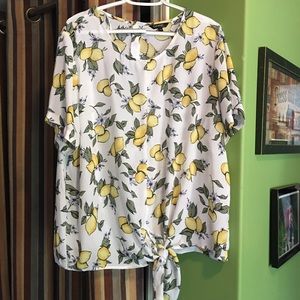 Flowy Lemon Blouse